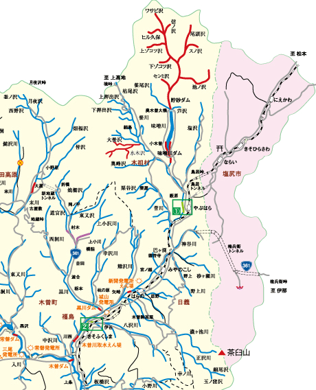 渓流マップ